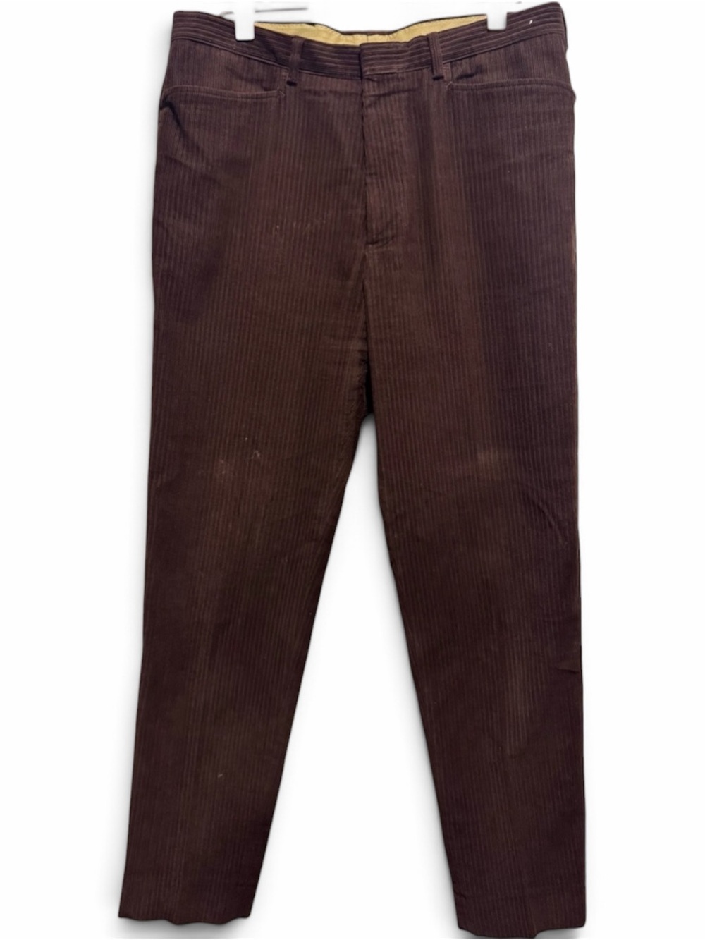 Vintage Barneys New York Brown Corduroy Pants 36x32 Made Italy